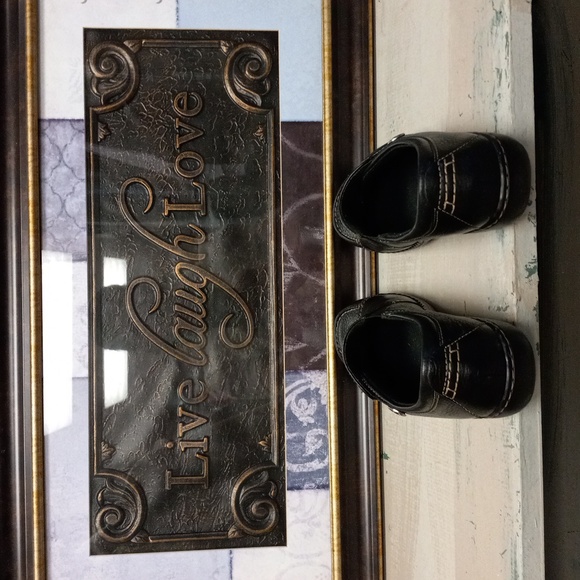 Clarks bendables Black, Leather, 2 Button Shoes - Picture 4 of 11